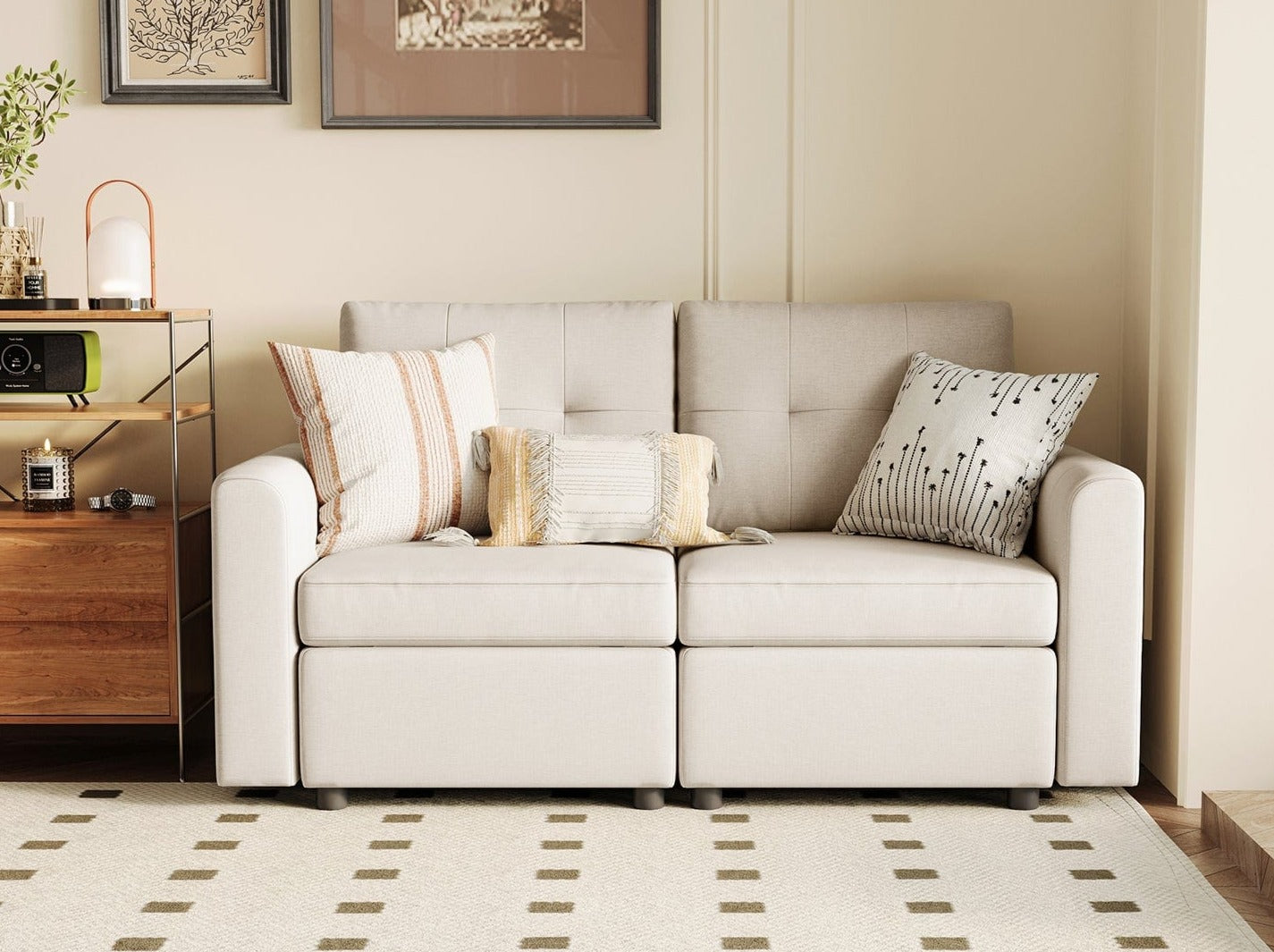 RUBIK III 2 Seats Sofa - LINSY HOME