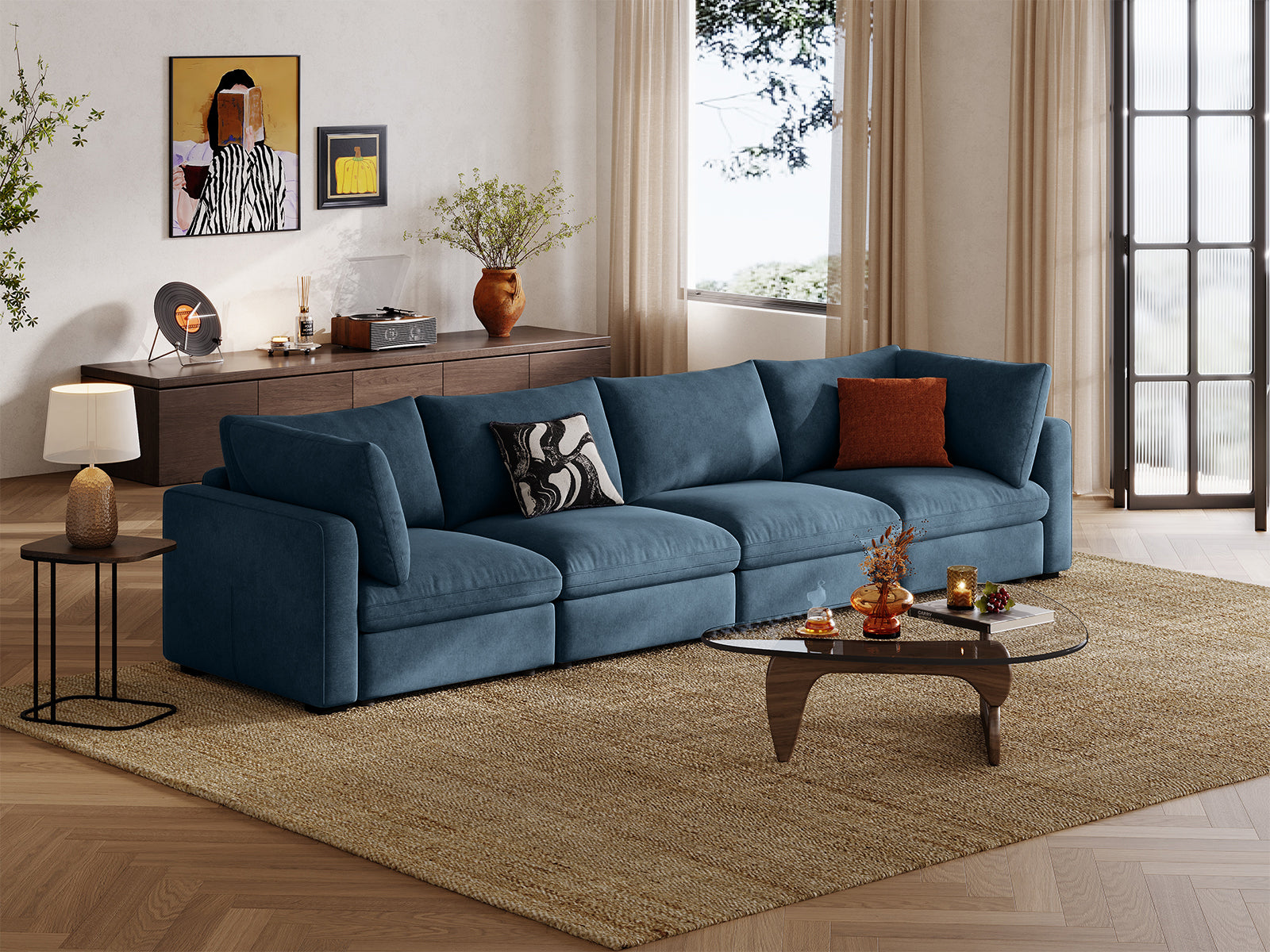 RUBIK V 4 Seats Couch