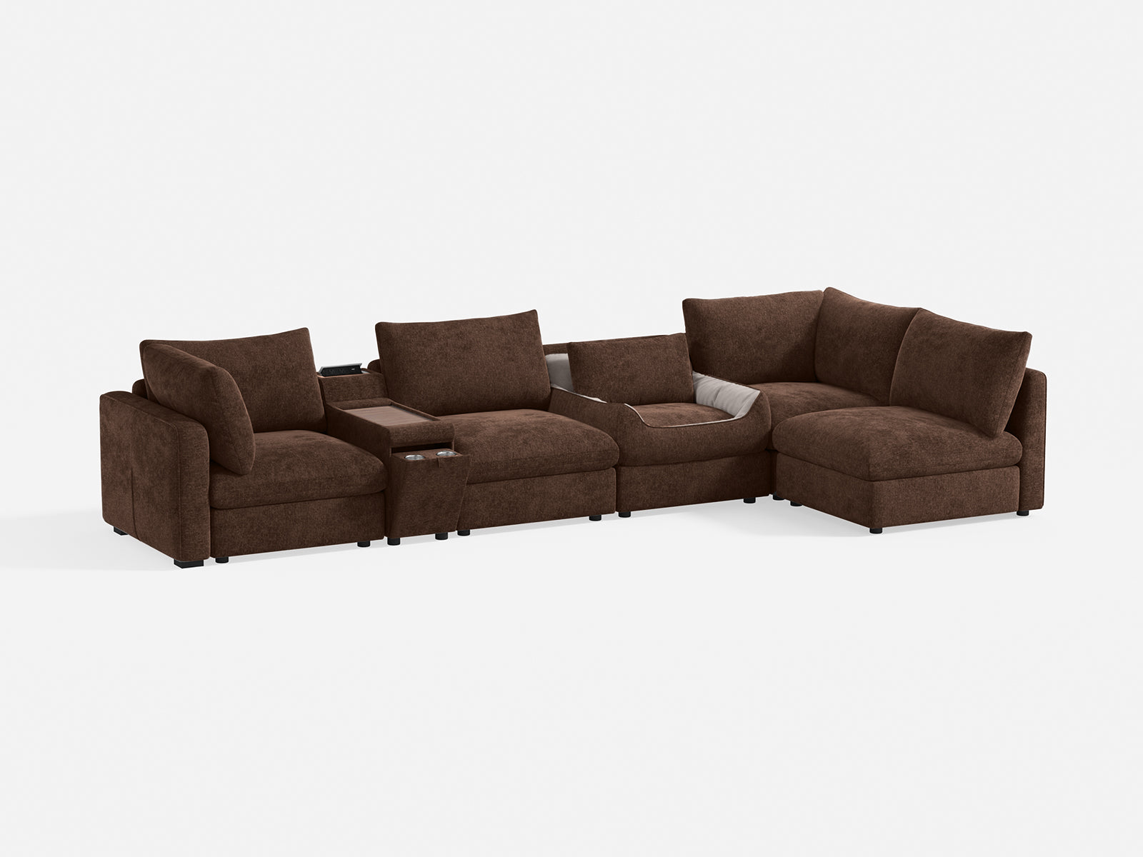 RUBIK V 5 Seats with Console & Pet Bed Module