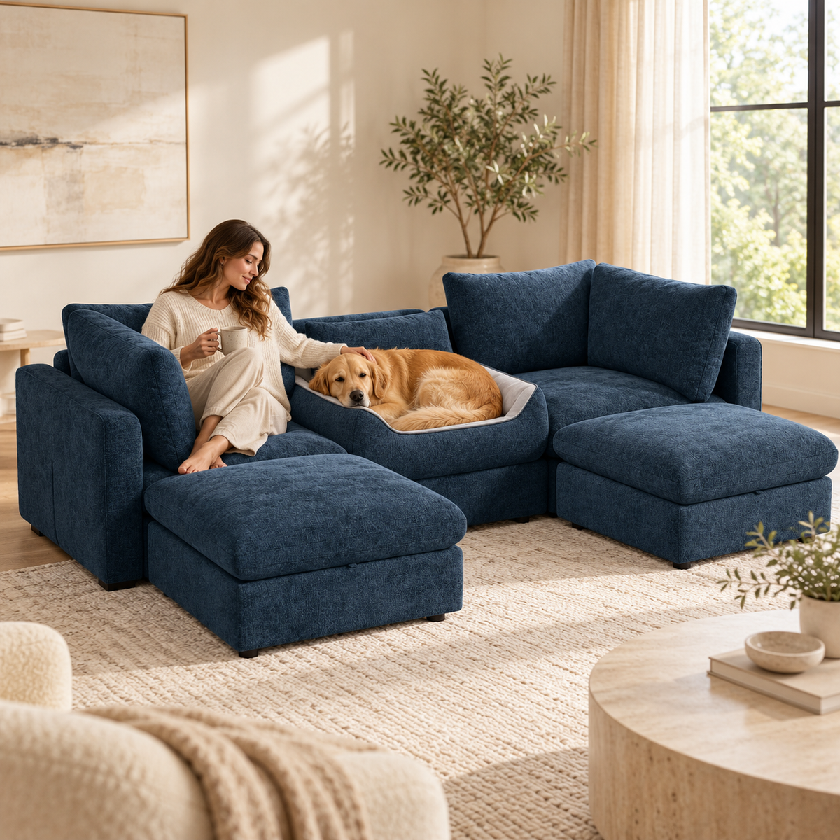 Room to Relax, Gather, or Make Space for Your Pet: Find Your RUBIK V Setup