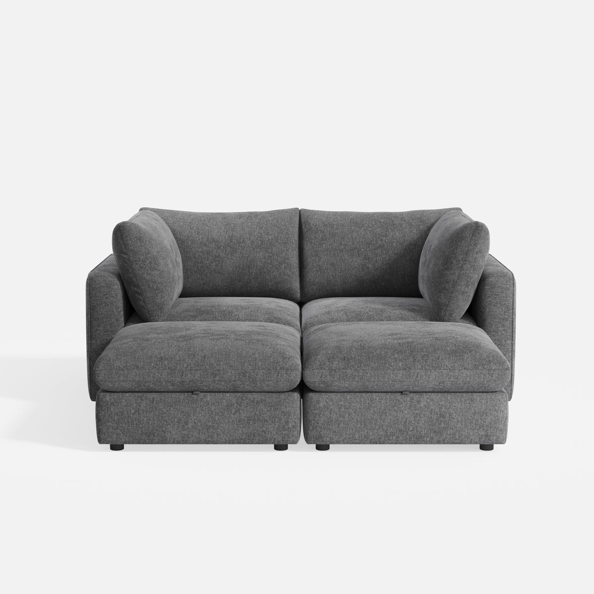 RUBIK V 2 Seats with 2 Ottomans