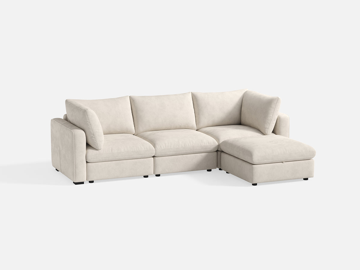 RUBIK V 3 Seats with Ottoman