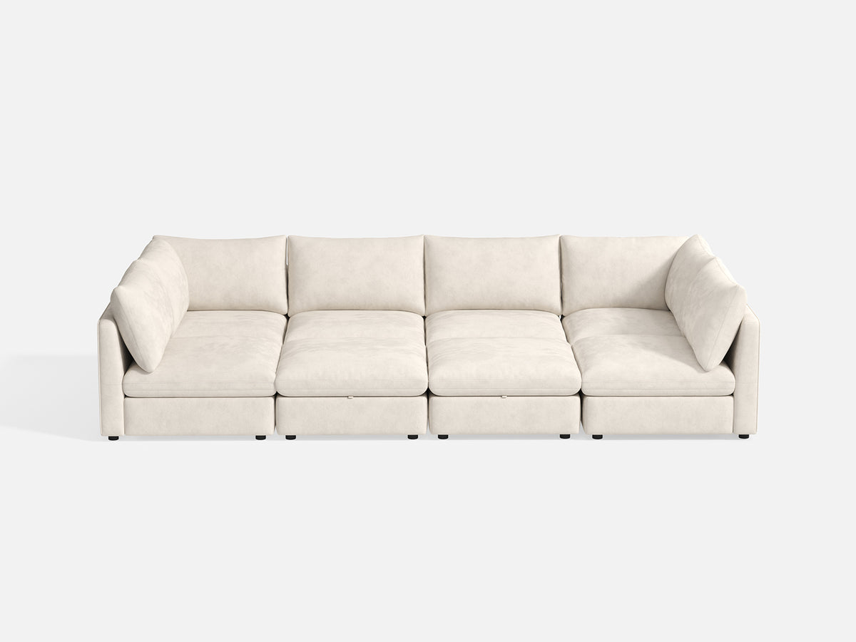 RUBIK V 4 Seats with 2 Corners & 2 Ottoman