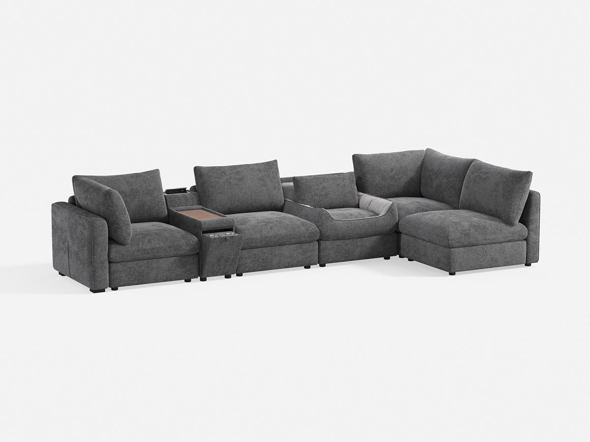 RUBIK V 5 Seats with Console & Pet Bed Module