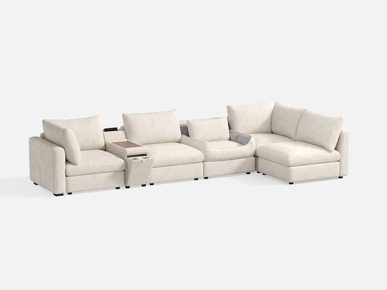 RUBIK V 5 Seats with Console & Pet Bed Module