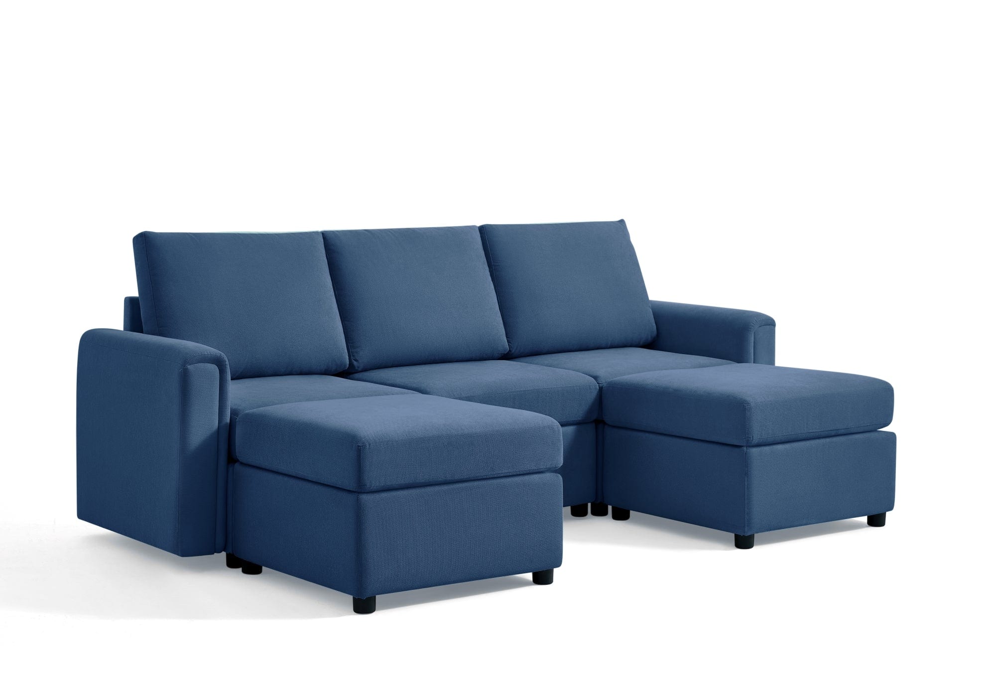 RUBIK I 3 Seats with 2 Ottomans