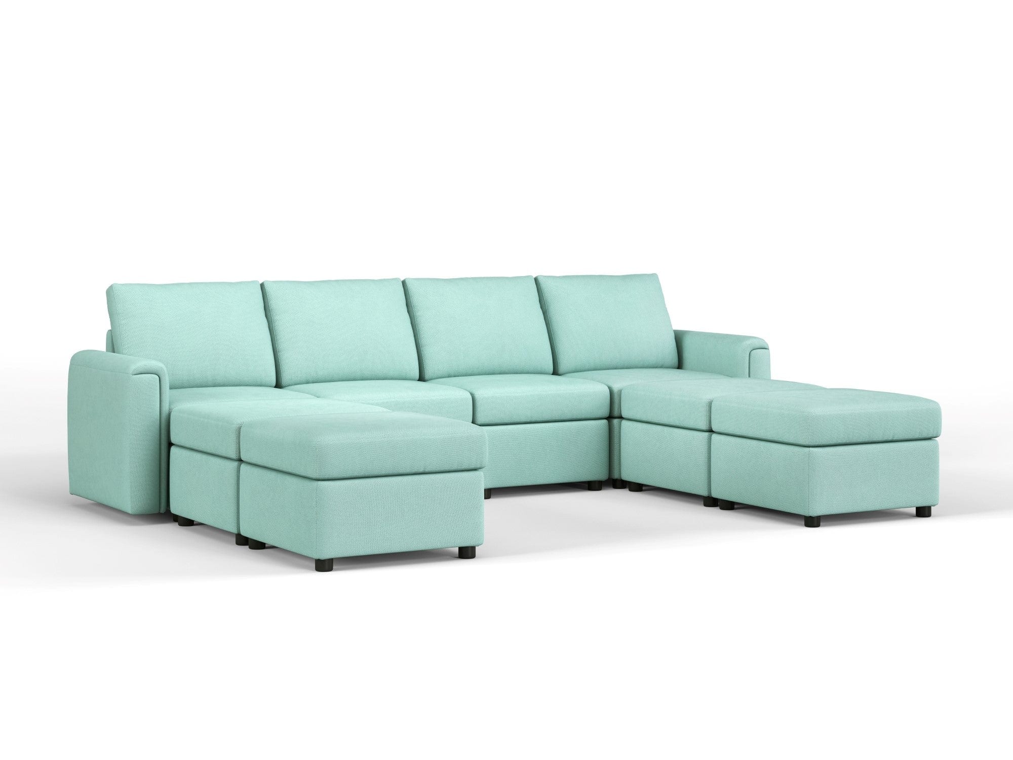 RUBIK I  4 Seats with 4 Ottomans