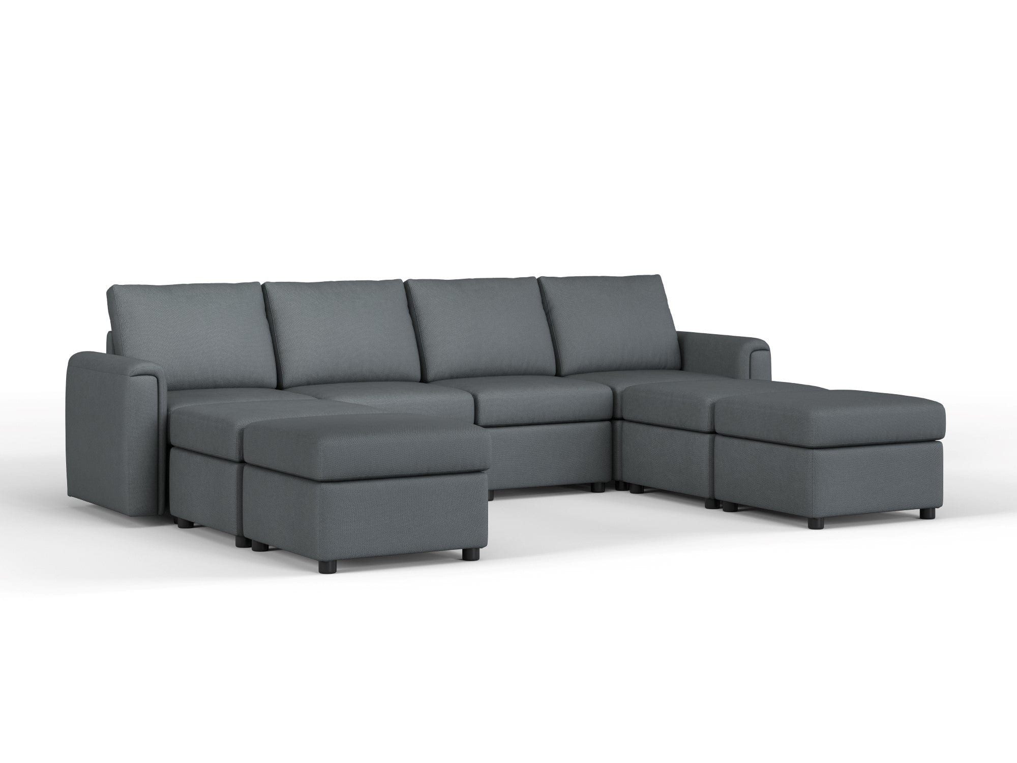 RUBIK I  4 Seats with 4 Ottomans