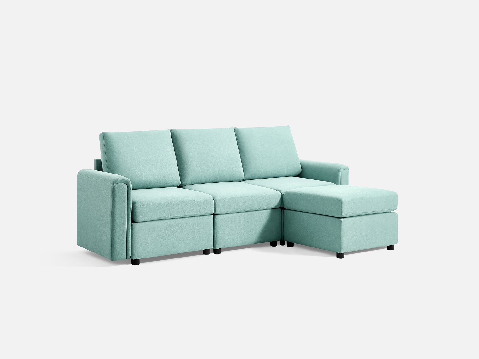 RUBIK I 3 Seats with Ottoman - LINSY HOME