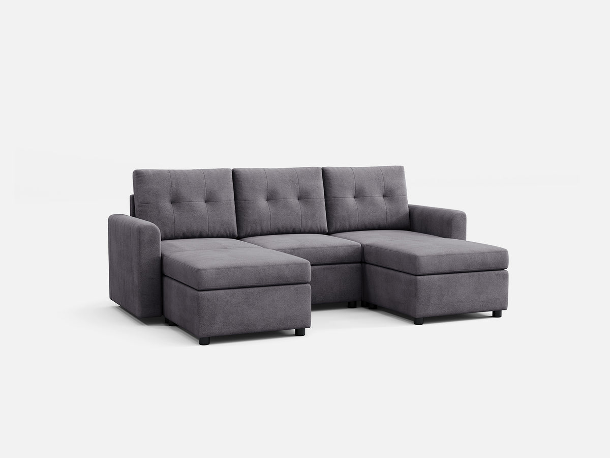 RUBIK III 3 Seats with 2 Ottomans