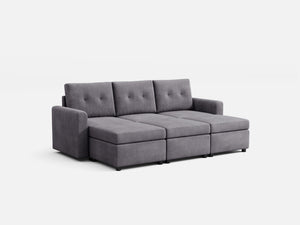 RUBIK III 3 Seats with 3 Ottomans
