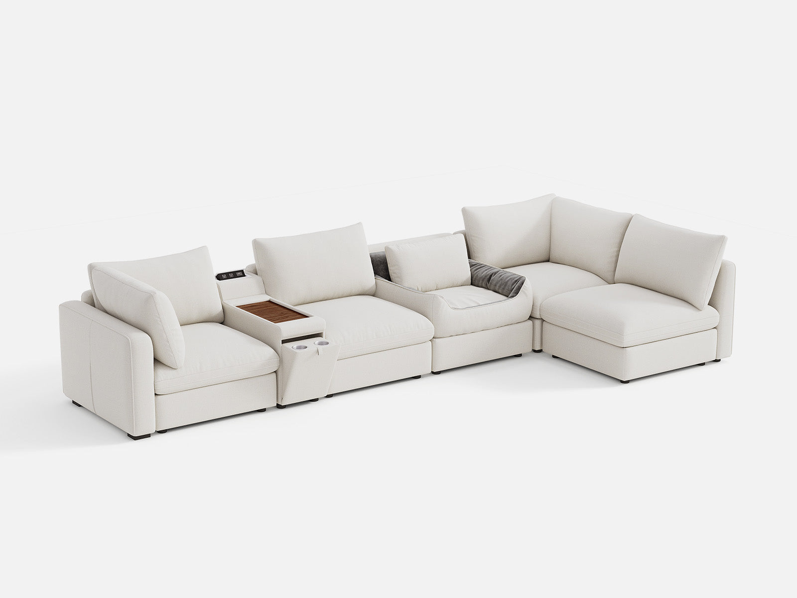 RUBIK V 5 Seats with Console & Pet Bed Module
