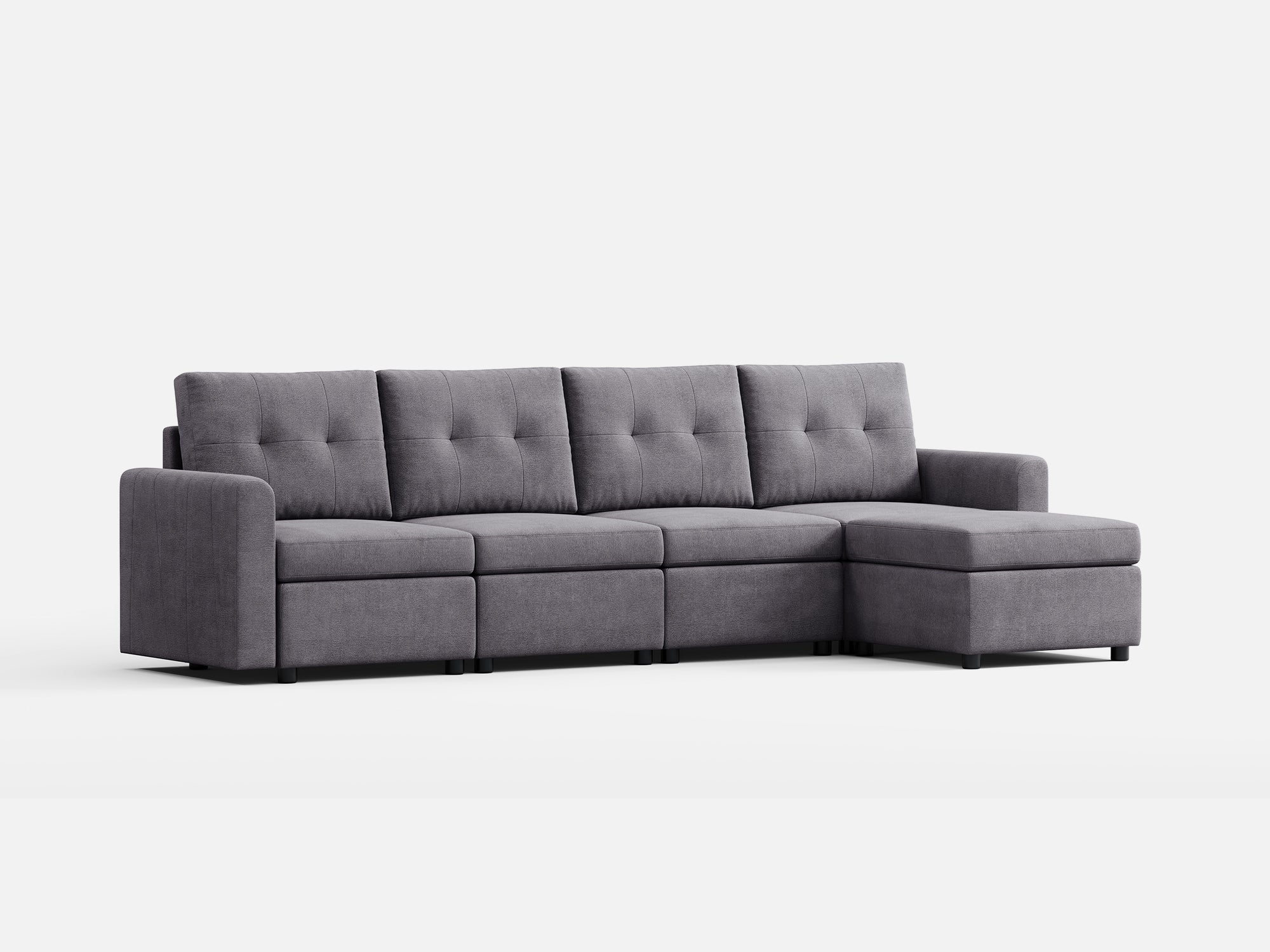 RUBIK III 4 Seats with Ottoman - LINSY HOME