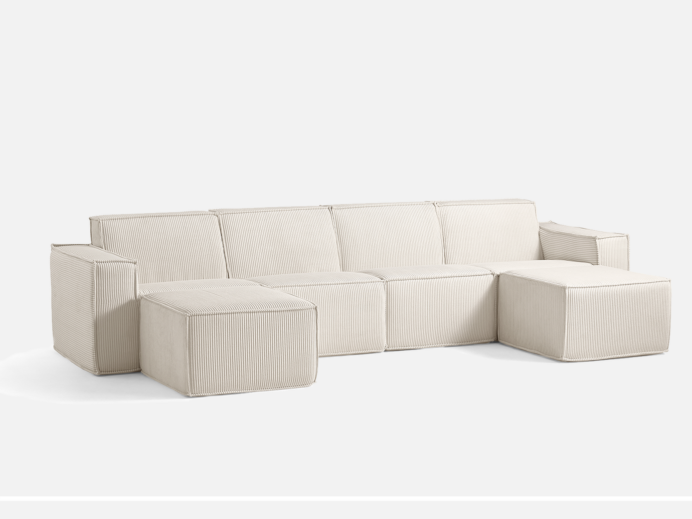 RUBIK III 4 Seat With 2 Ottomans