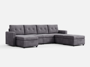 RUBIK III 4 Seats with 3 Ottomans