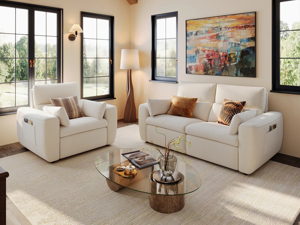 DRIFT 2+1-Seat Power Reclining Modular Couch