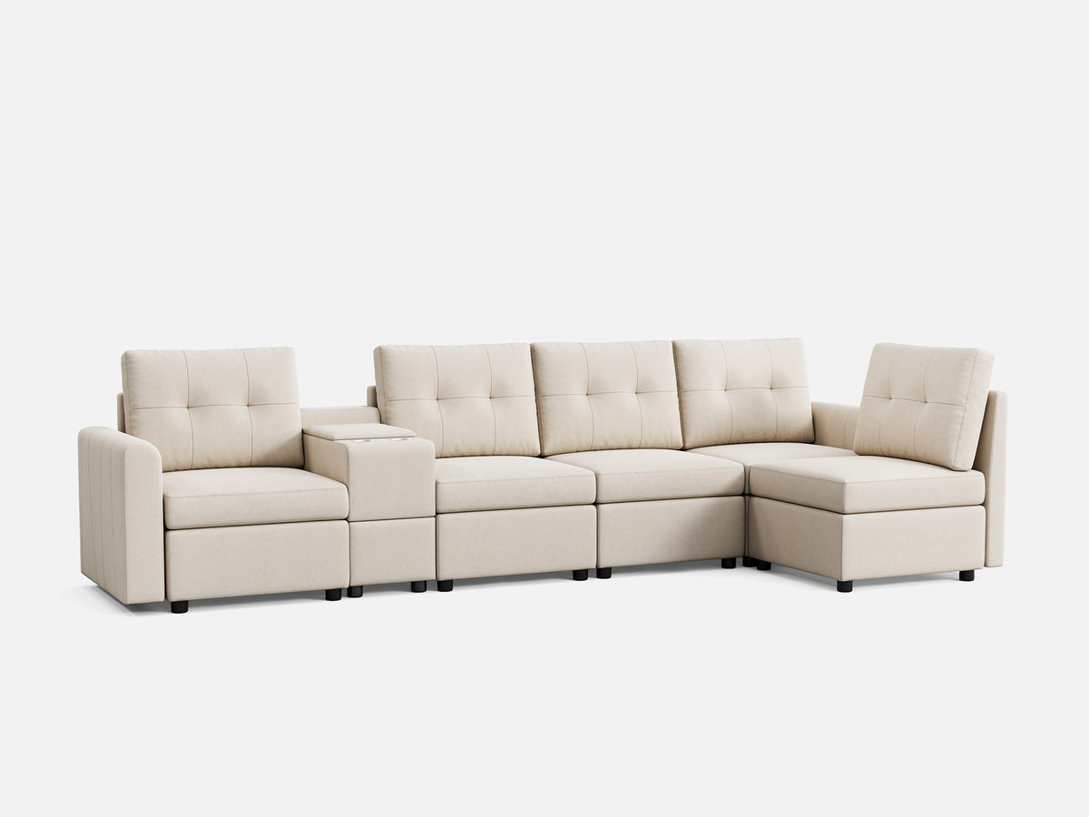 RUBIK III 5 Seats with Console - LINSY HOME