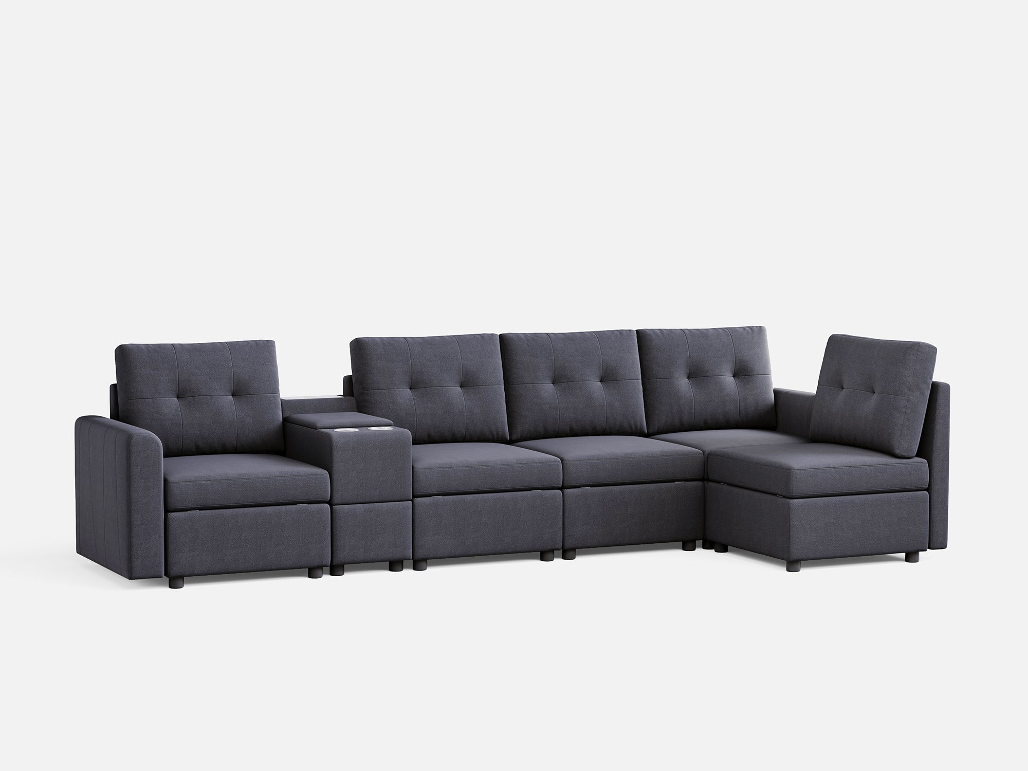 RUBIK III 5 Seats with Console - LINSY HOME