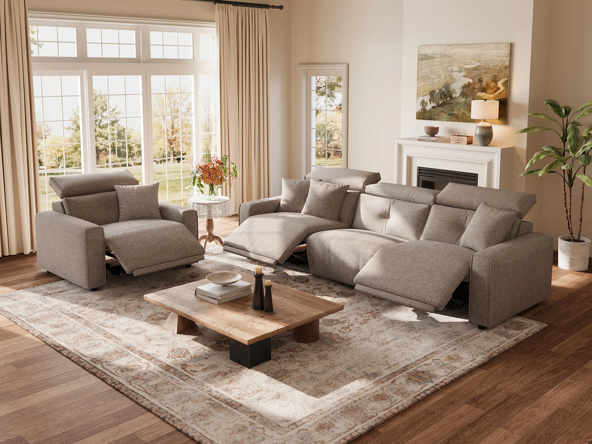 FLOAT 3+1-Seat Power Reclining Modular Couch