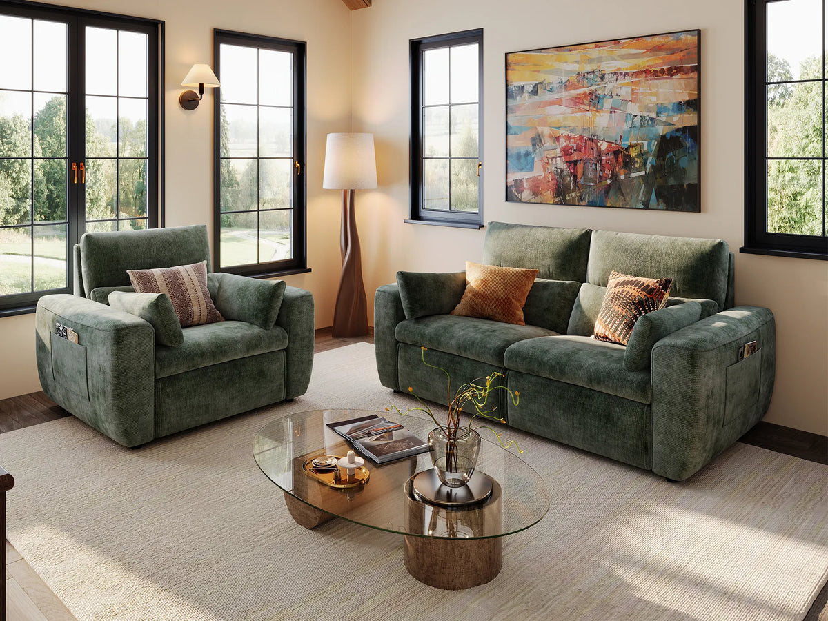 DRIFT 2+1-Seat Power Reclining Modular Couch