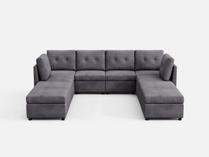 RUBIK III 6 Seats with 4 Ottomans