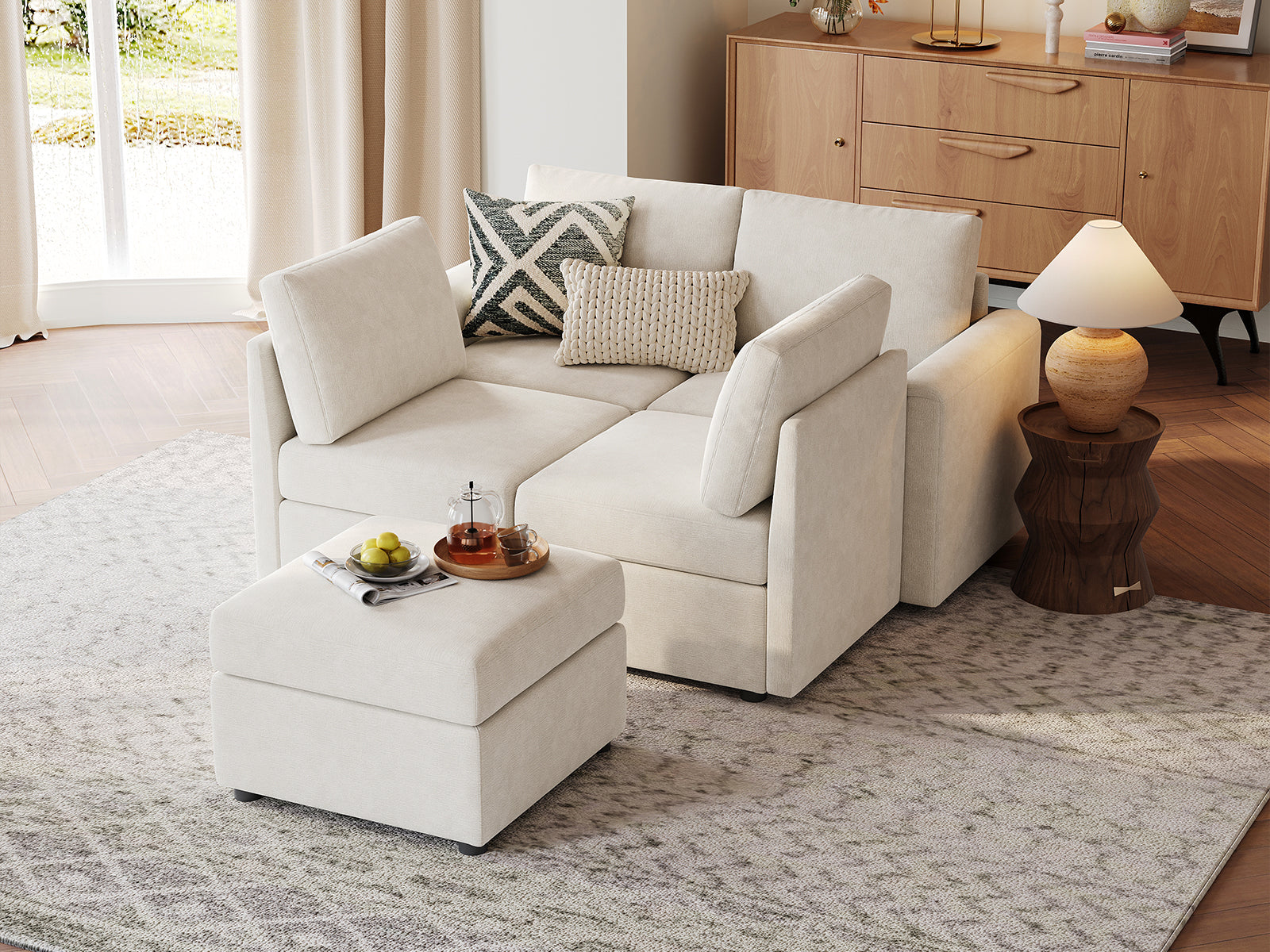 RUBIK I Armless Seat