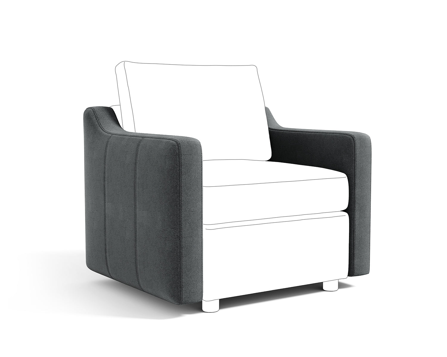 RUBIK I Armrest - LINSY HOME