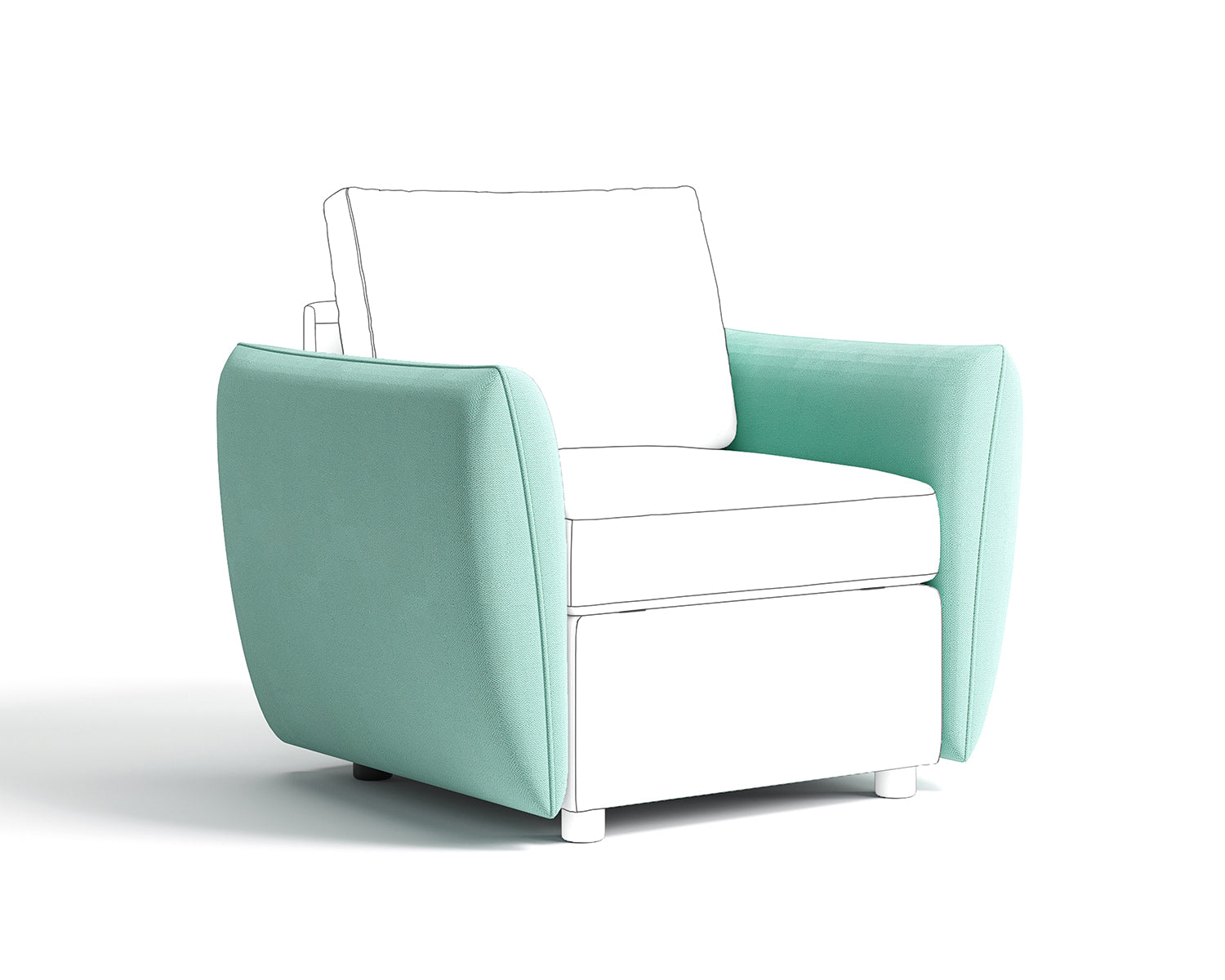 RUBIK I Armrest - LINSY HOME