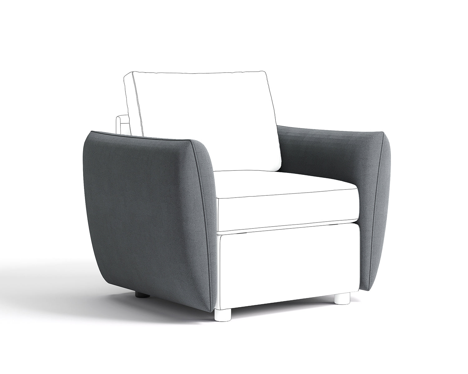 RUBIK I Armrest - LINSY HOME
