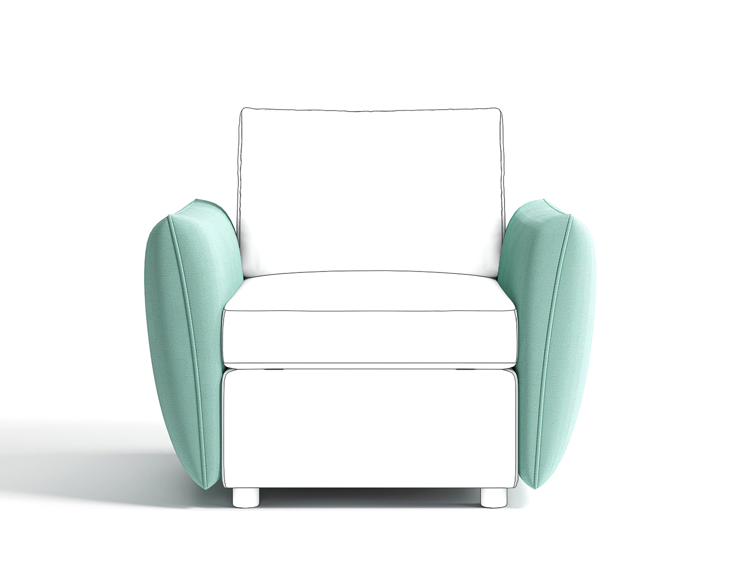 RUBIK I Armrest - LINSY HOME