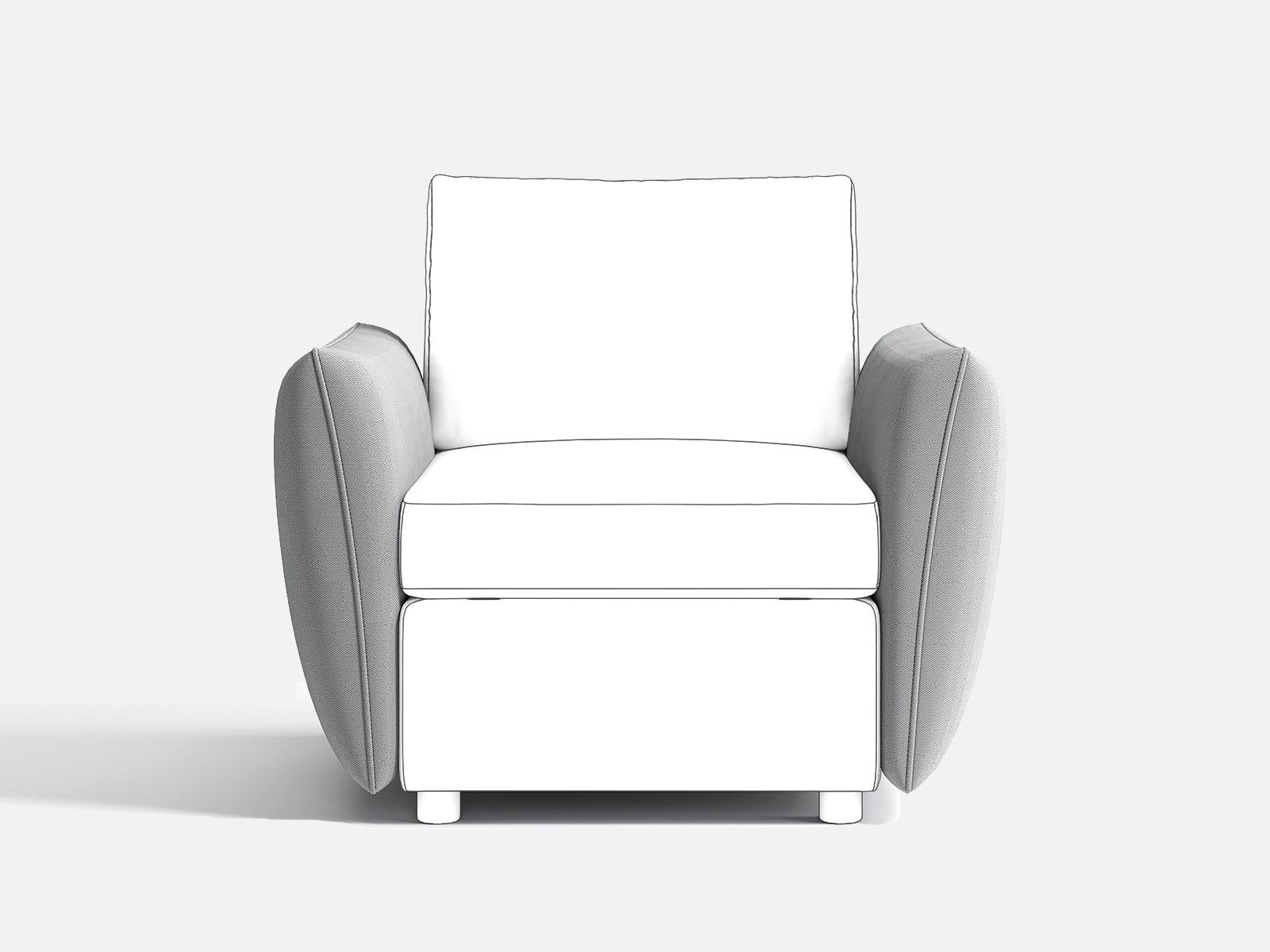 RUBIK I Backrest & Headrest & Seat & Ottoman & Armrest & Back Cushion