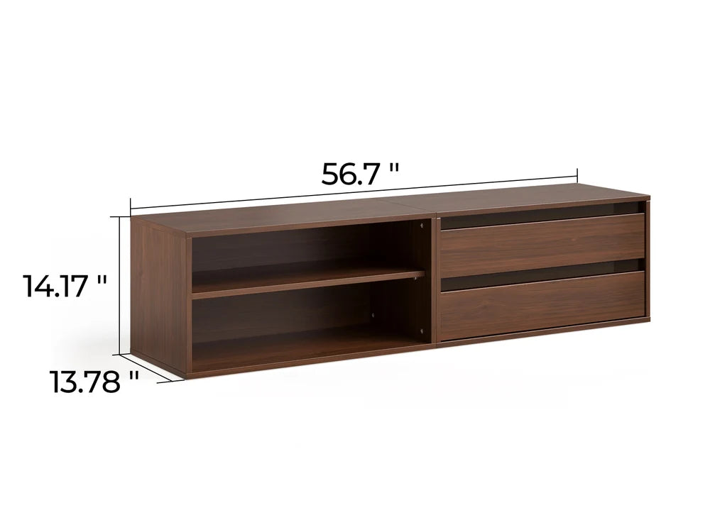 CABIK I 1 Open & 1 Double-Drawer Cabinet
