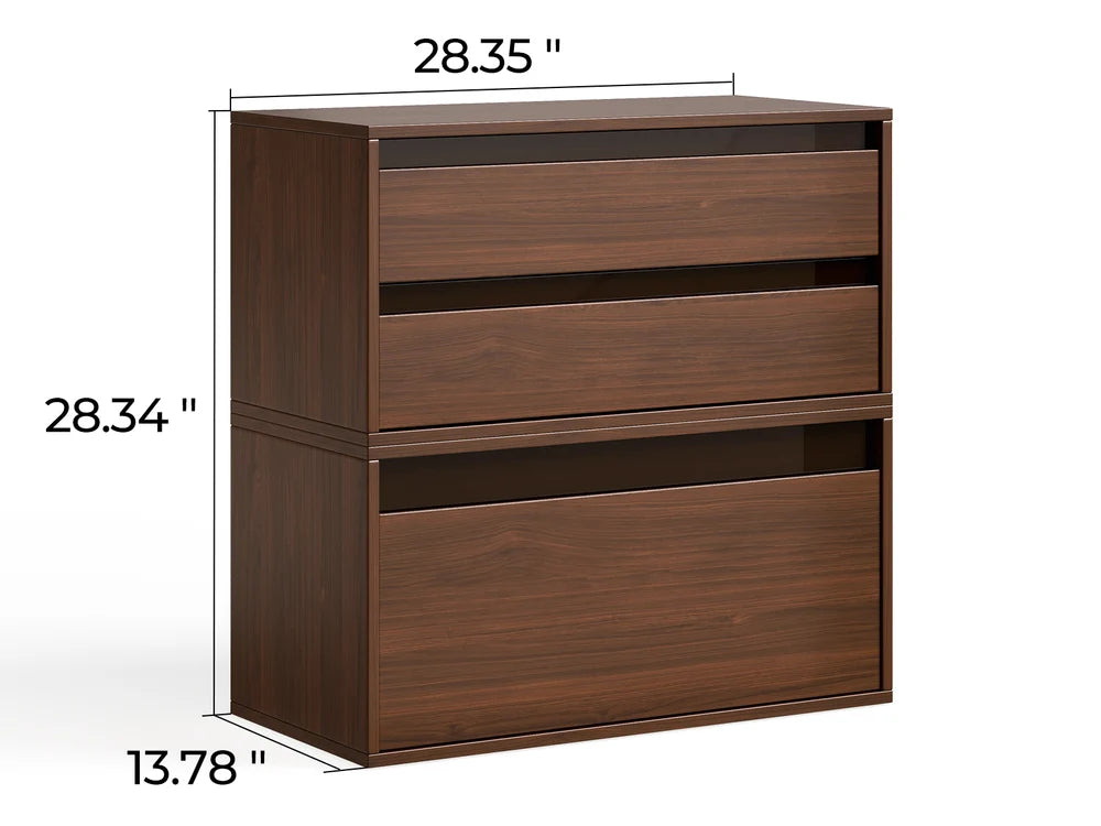 CABIK I 1 Single-Drawer & 1 Double-Drawer Cabinet