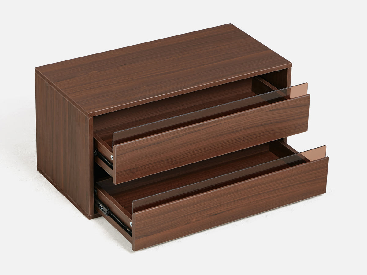 CABIK I 1 Open & 1 Double-Drawer Cabinet