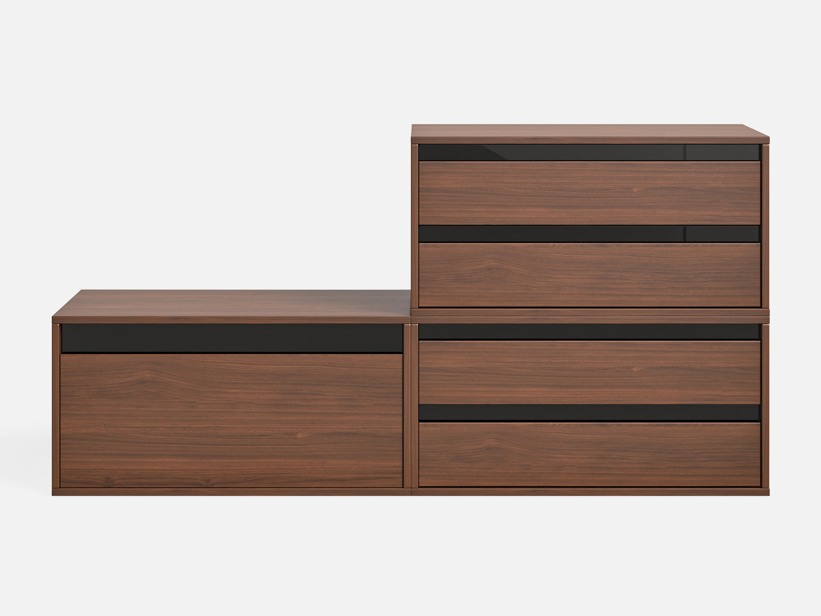 CABIK I 1 Single-Drawer & 2 Double-Drawer Cabinet