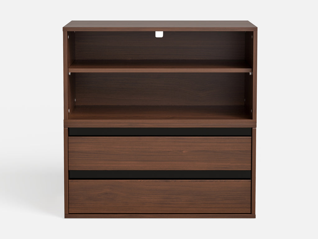 CABIK I 1 Open & 1 Double Drawer Cabinet