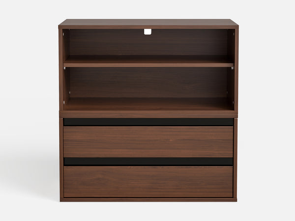 CABIK I 1 Open & 1 Double-Drawer Cabinet