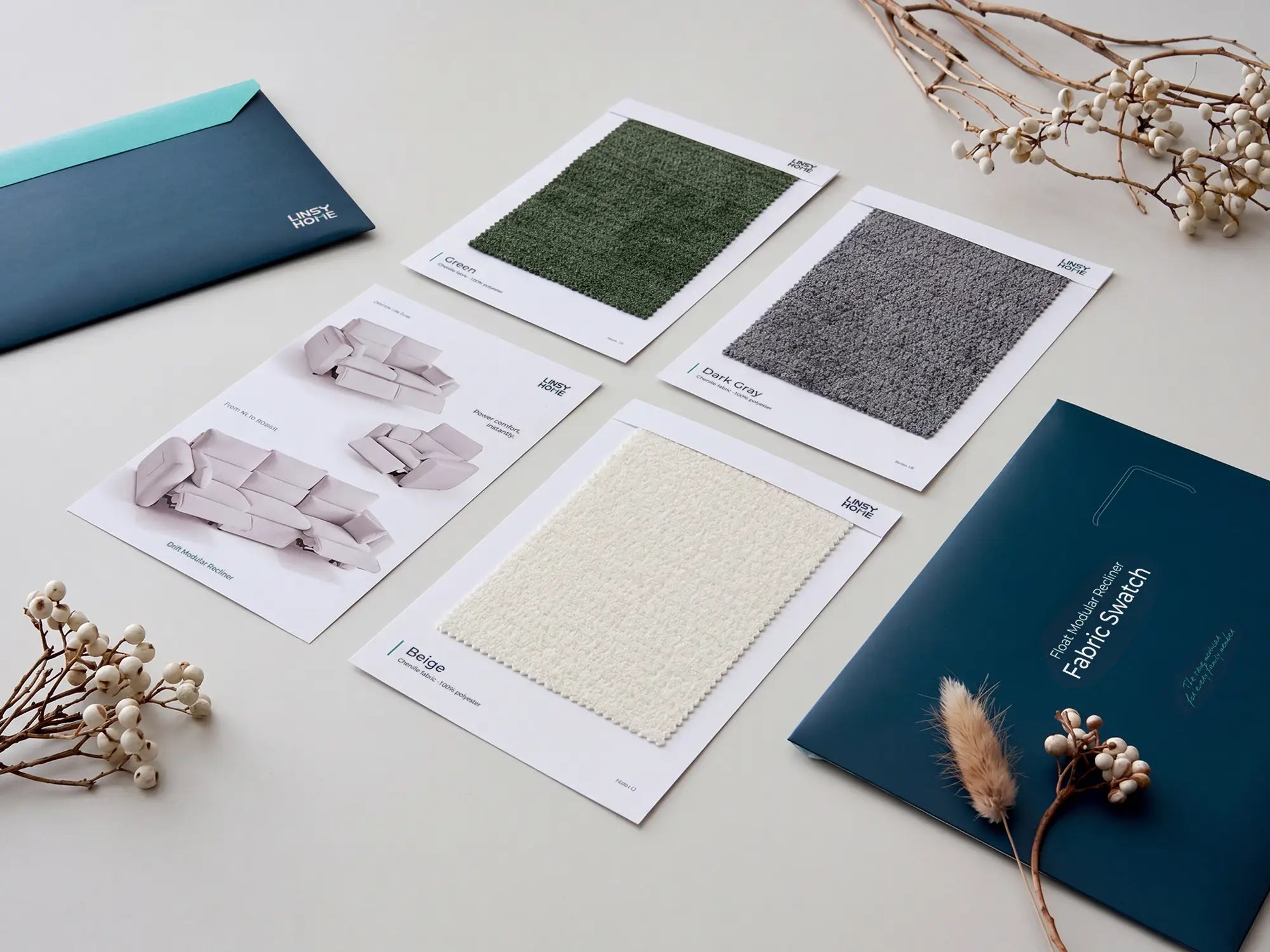 Free Fabric Swatches-Reclining Couch