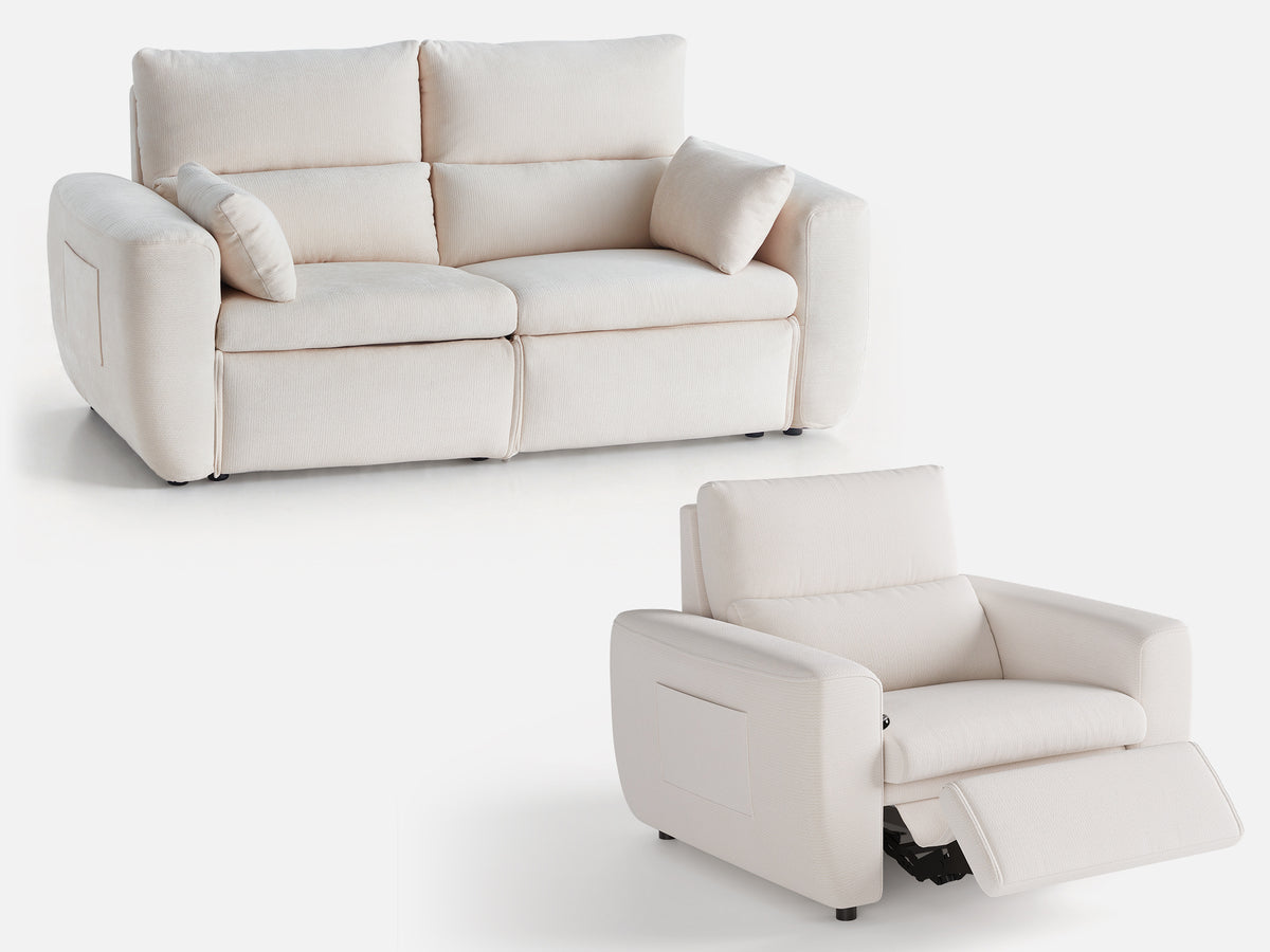 DRIFT 2+1-Seat Power Reclining Modular Couch