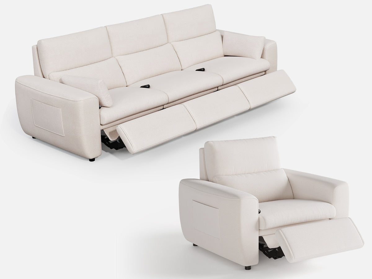 DRIFT 3+1-Seat Power Reclining Modular Couch