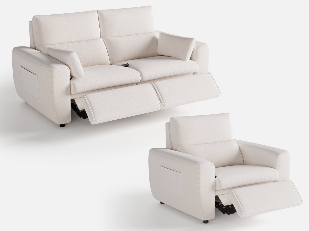 DRIFT 2+1-Seat Power Reclining Modular Couch