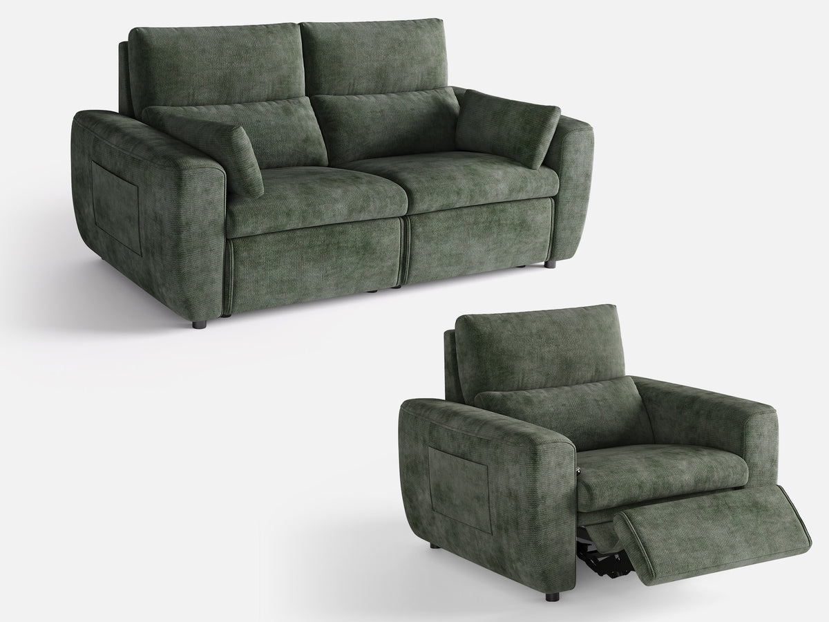 DRIFT 2+1-Seat Power Reclining Modular Couch