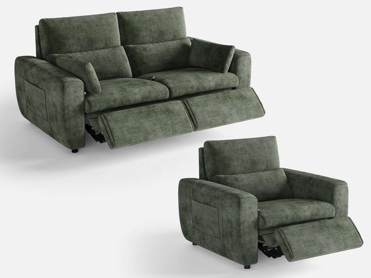 DRIFT 2+1-Seat Power Reclining Modular Couch