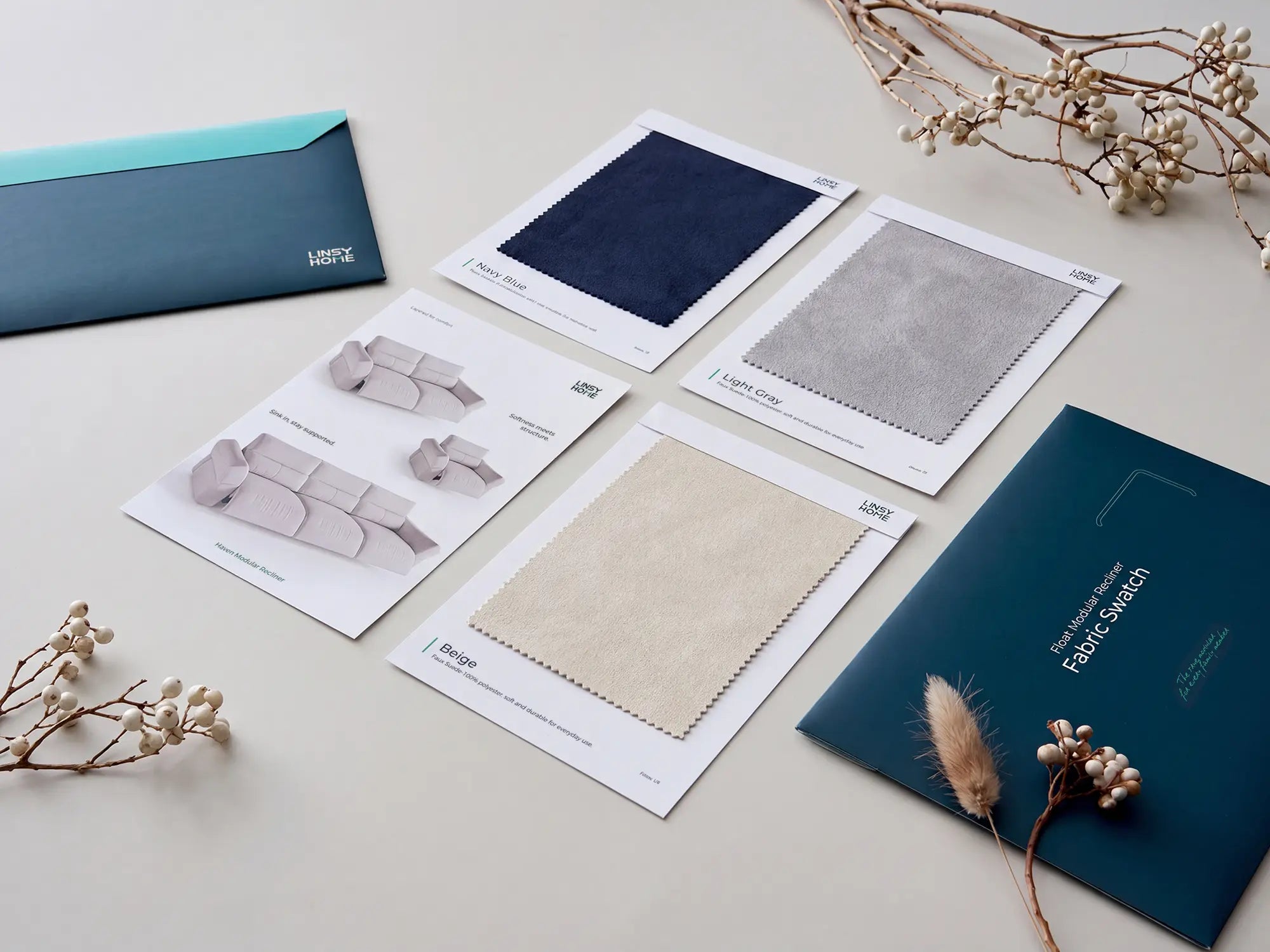 Free Fabric Swatches-Reclining Couch