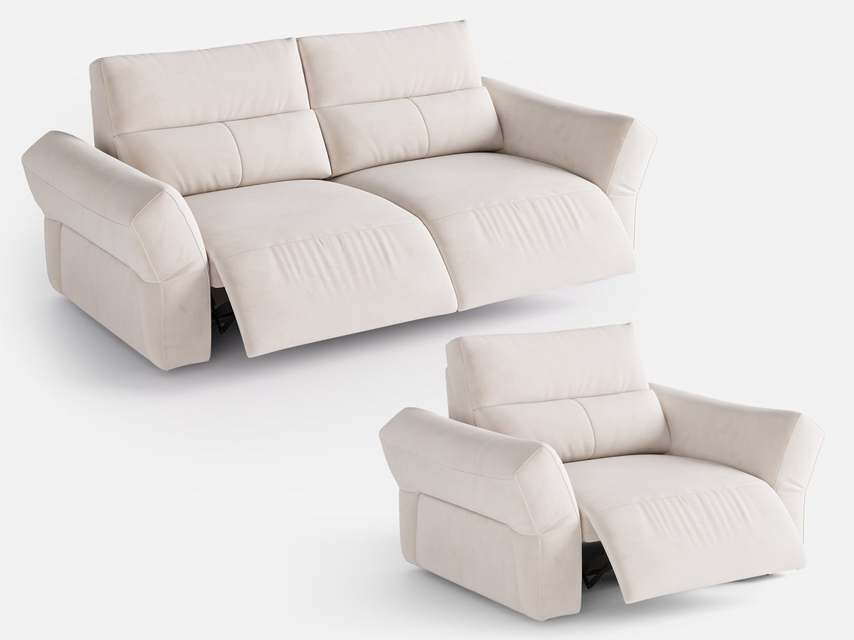 HAVEN 2+1-Seat Power Reclining Modular Couch