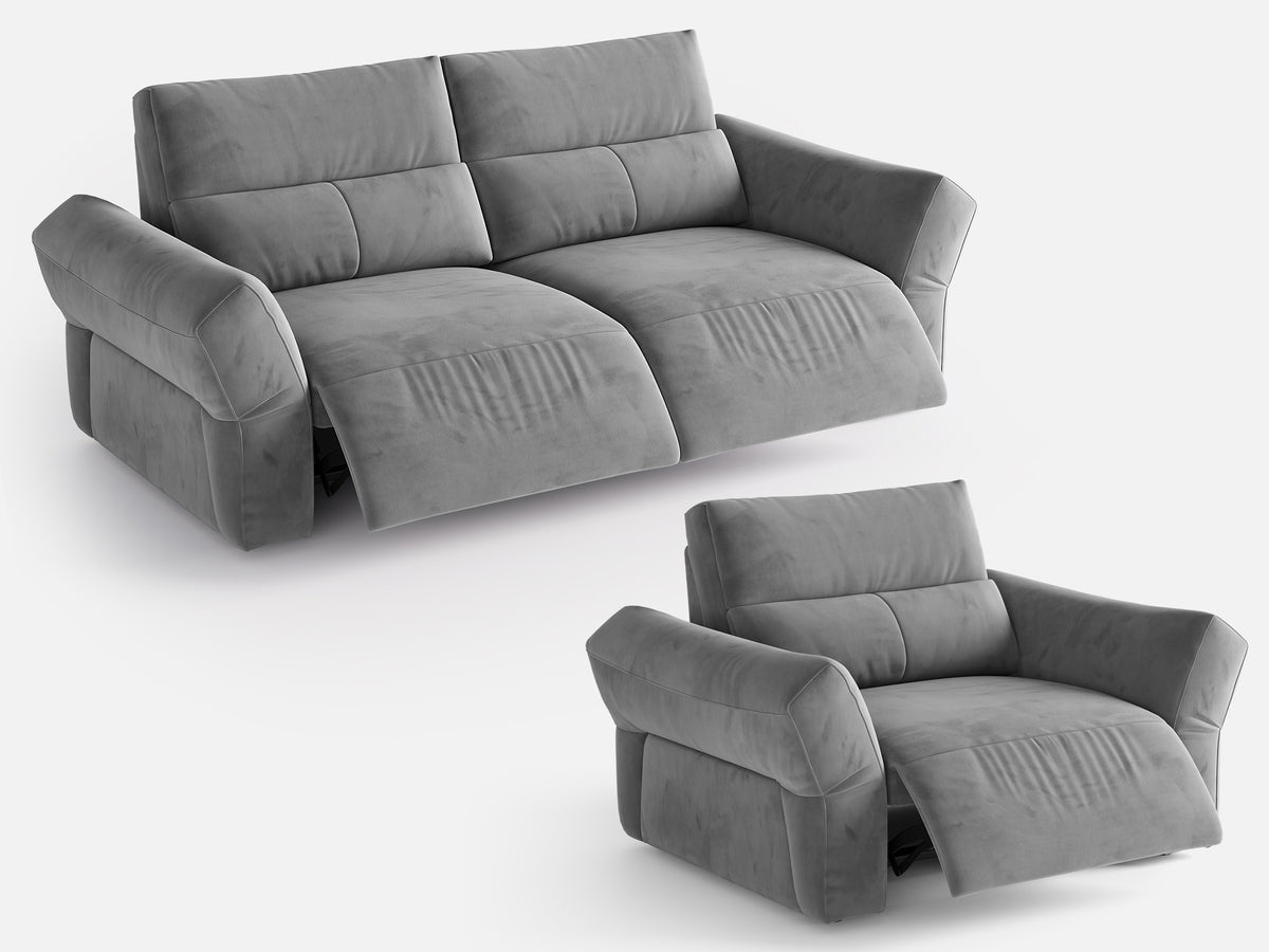 HAVEN 2+1-Seat Power Reclining Modular Couch