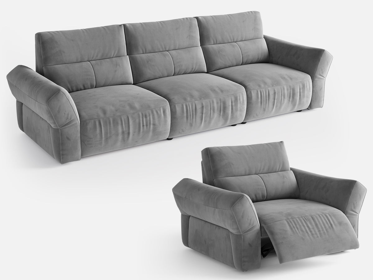 HAVEN 3+1-Seat Power Reclining Modular Couch