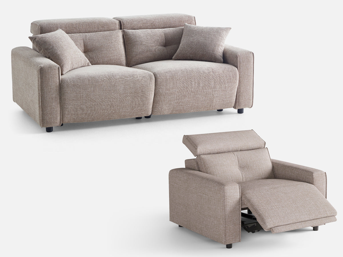 FLOAT 2+1-Seat Power Reclining Modular Couch