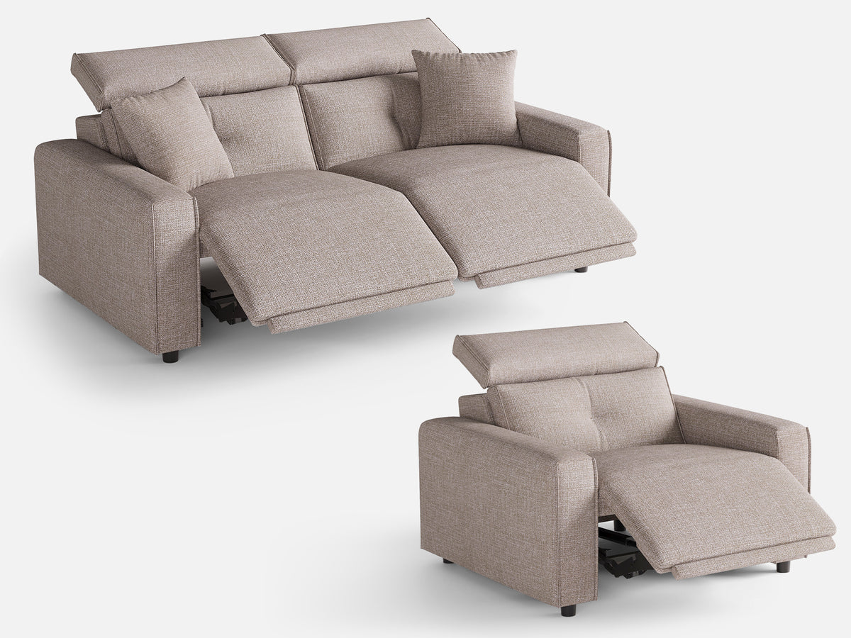 FLOAT 2+1-Seat Power Reclining Modular Couch