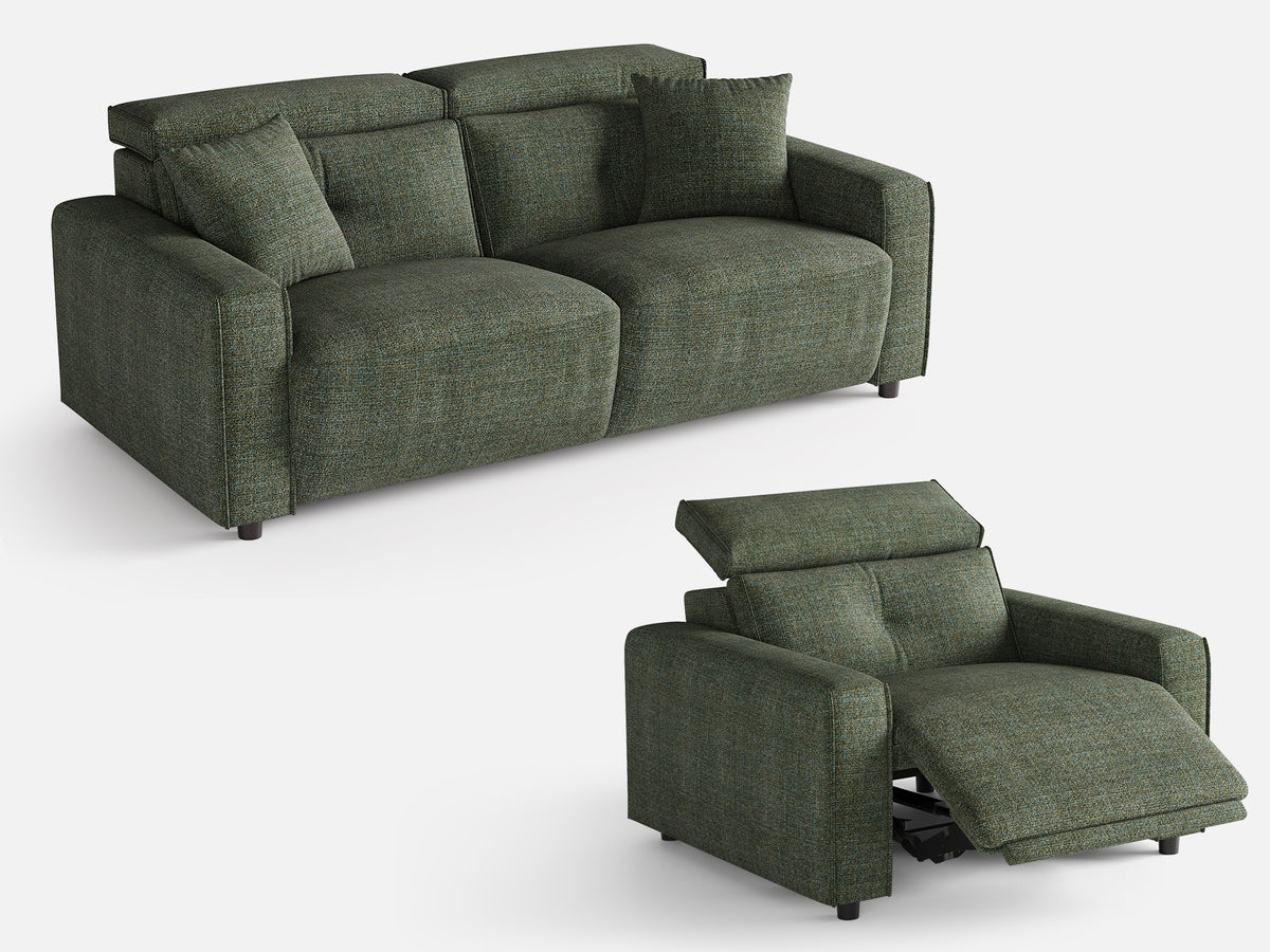 FLOAT 2+1-Seat Power Reclining Modular Couch